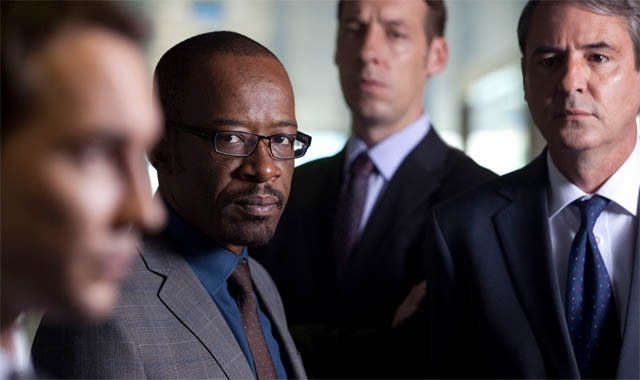 Lennie James (second left) played DCI Tony Gates in the first series of Line Of Duty