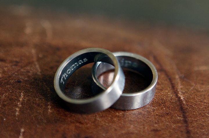 A gay couple's wedding rings sit on a table in their Memphis, Tennessee, home in March 2015, just three months before the Supreme Court legalized same-sex marriage nationwide.