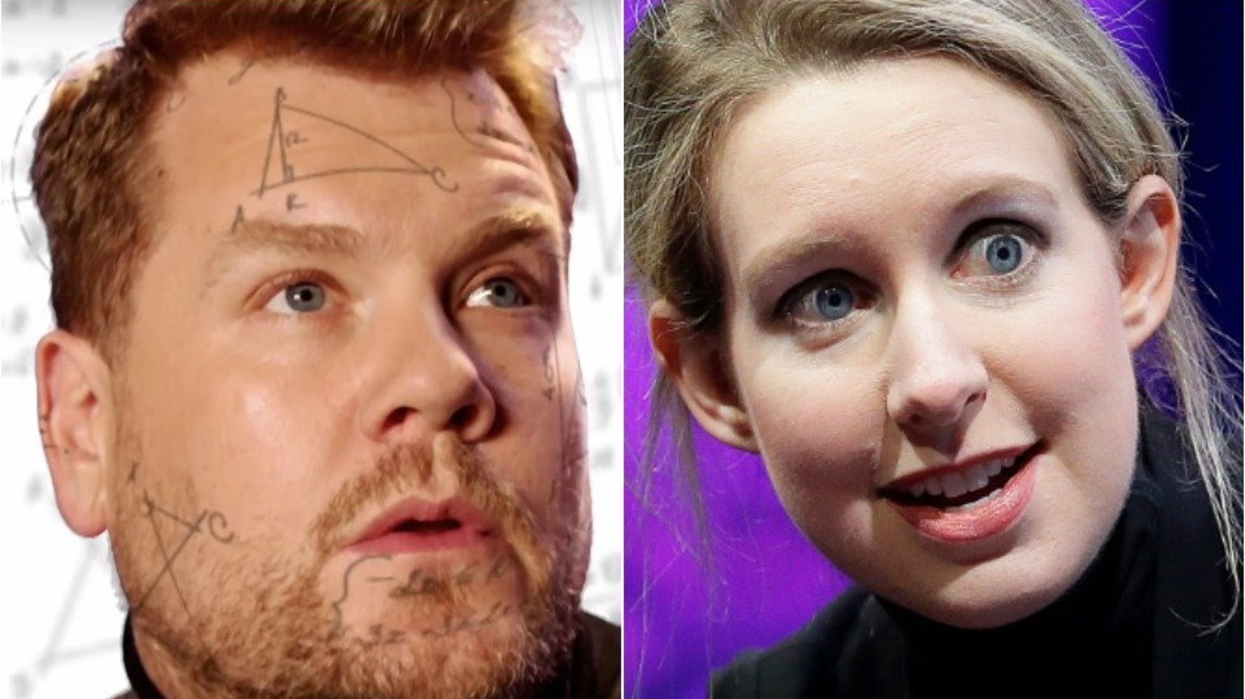 James Corden Is Deep In Poop With This Elizabeth Holmes Theranos Parody