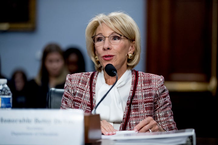 Education Secretary Betsy DeVos defended eliminating federal funding to the Special Olympics on Tuesday.