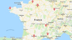 La carte des zones interdites aux manifs pour l’acte XX des gilets
