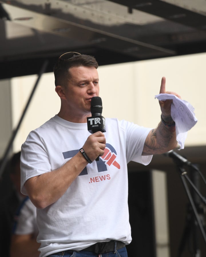 Stephen Yaxley-Lennon, aka Tommy Robinson