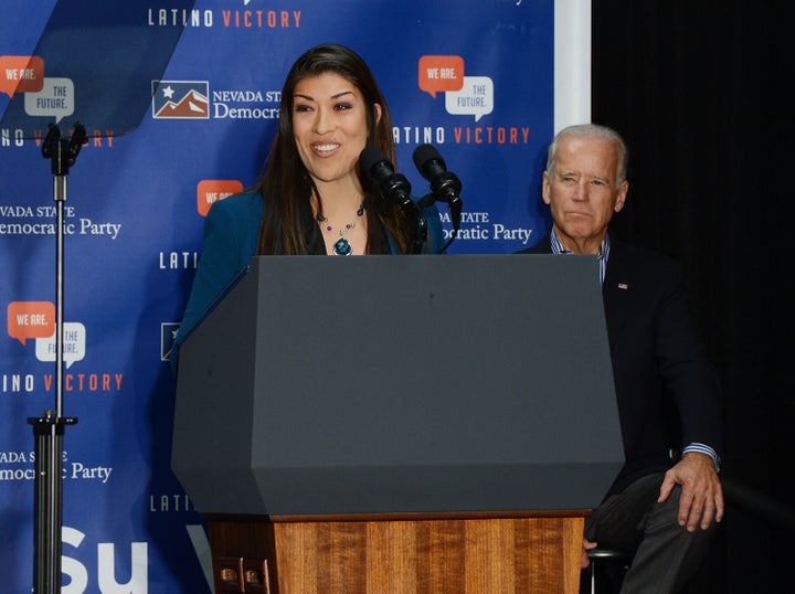 Former Nevada Assemblywoman Lucy Flores says an unwanted kiss from Joe Biden made her feel her feel “uneasy, gross, and confused.”