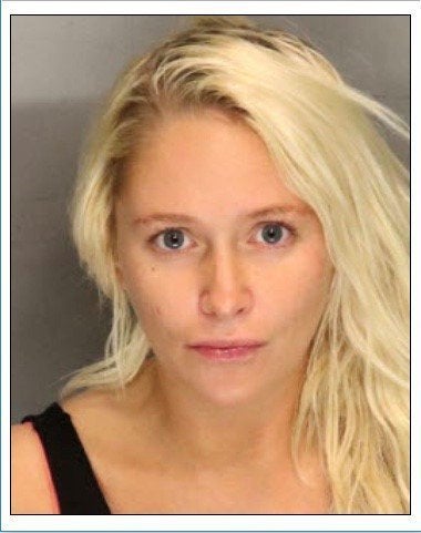 Kelsey Turner in a booking photo from the Las Vegas Metropolitan Police Department.