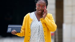 Sibeth Ndiaye, Amélie de Montchalin et Cédric O entrent au