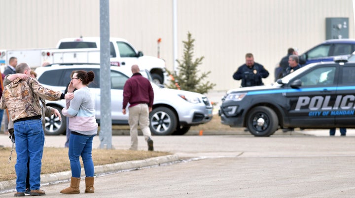 The bodies of three men and a woman have been discovered inside RJR Maintenance and Management in Mandan, North Dakota.