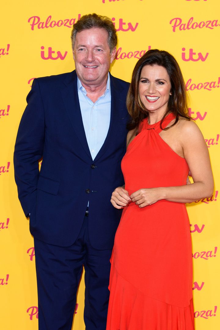 Piers and Susanna at ITV's summer party last year