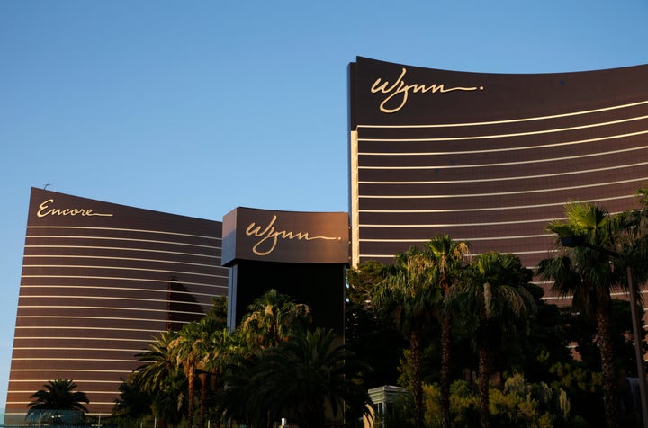 Wynn Las Vegas and Encore resorts in Las Vegas, both owned and operated by Wynn Resorts. Company executives covered up CEO Steve Wynn's sexual misconduct allegations, according to an investigation from Massachusetts casino regulators.