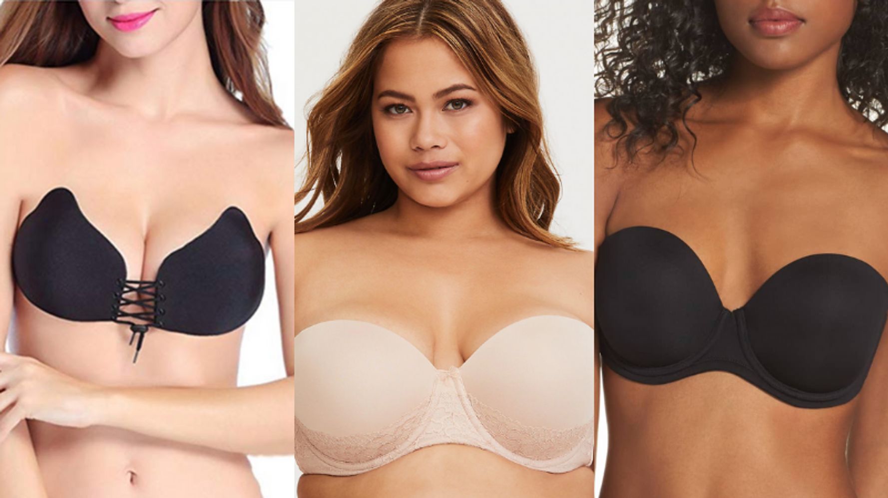 Luxury Strapless Bras, Underwire, Supportive & Backless