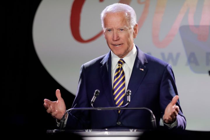 Former Vice President Joe Biden at the Biden Courage Awards in New York City on March 26.
