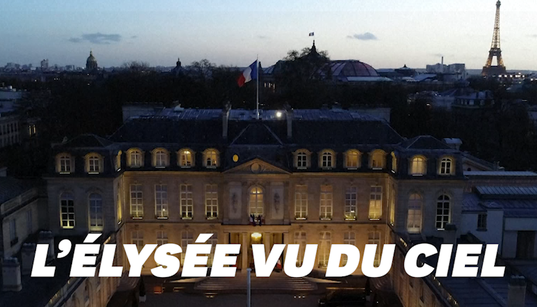 L’Élysée vu du ciel pour la première fois grâce à un
