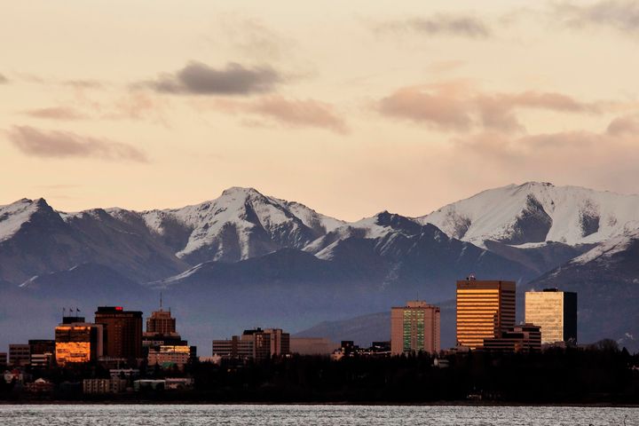 Anchorage's maximum average temperature from September to March was higher than any other year since 1952 when record keeping for the city began, according to the National Weather Service.