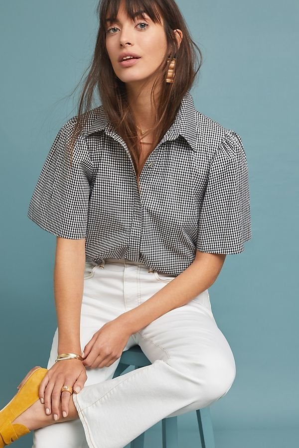 emerson gingham ruffle jumpsuit