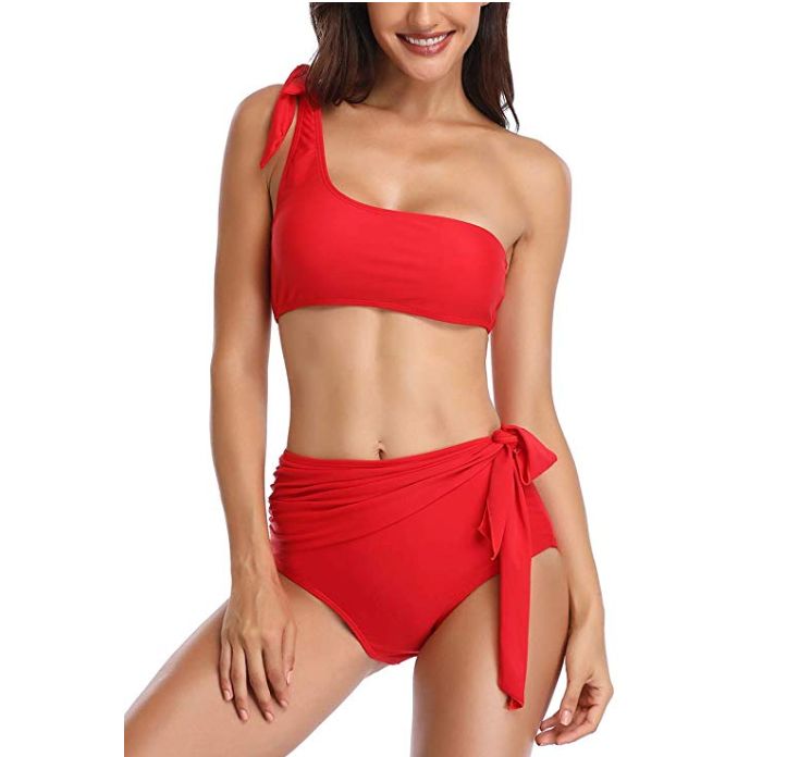 best one shoulder swimsuits
