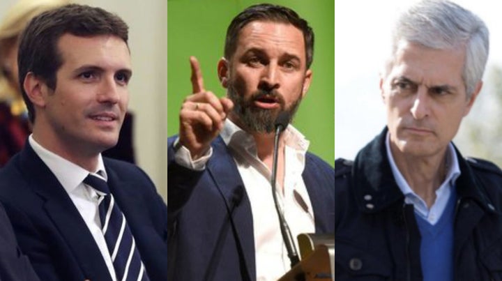 Casado, Abascal y Suárez Illana.