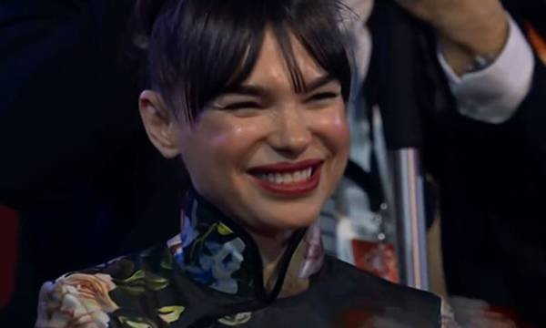Beatriz Montañez, en la gala de los Goya de 2018.