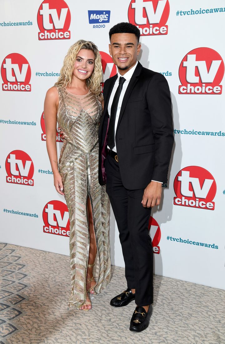 The TV Choice Awards are attended by a host of stars (Pictured: Megan Barton-Hanson and Wes Nelson at last year's event)