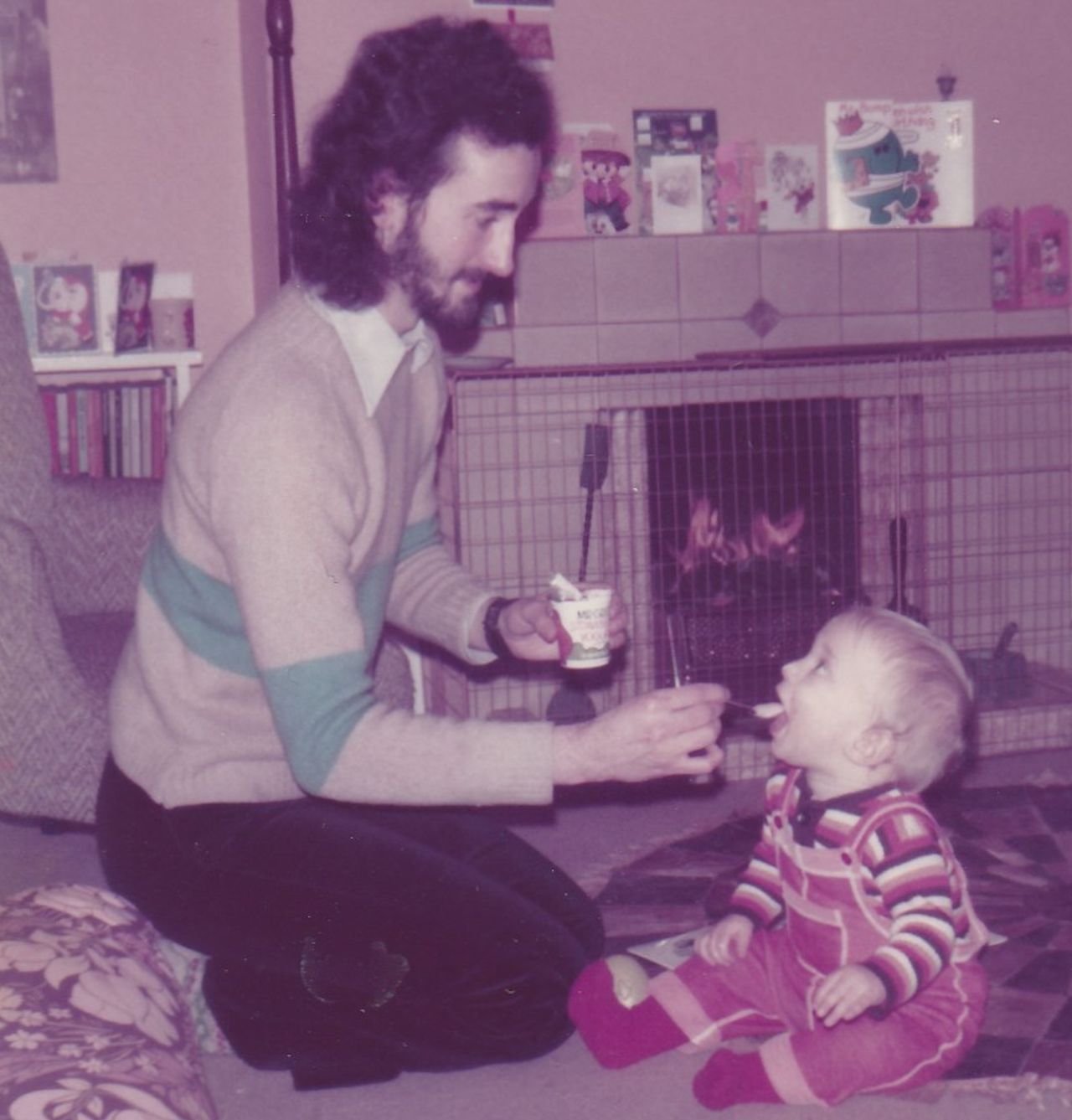 Steve Dymond with his close friend's son Tom