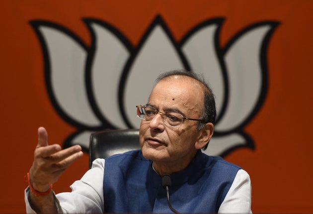 Finance minister Arun Jaitley in a file