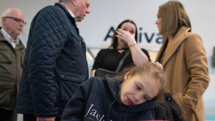 <strong>Emma Appleby had flown out to Holland to buy £4,600 of cannabis oil for nine-year-old Teagan.</strong>