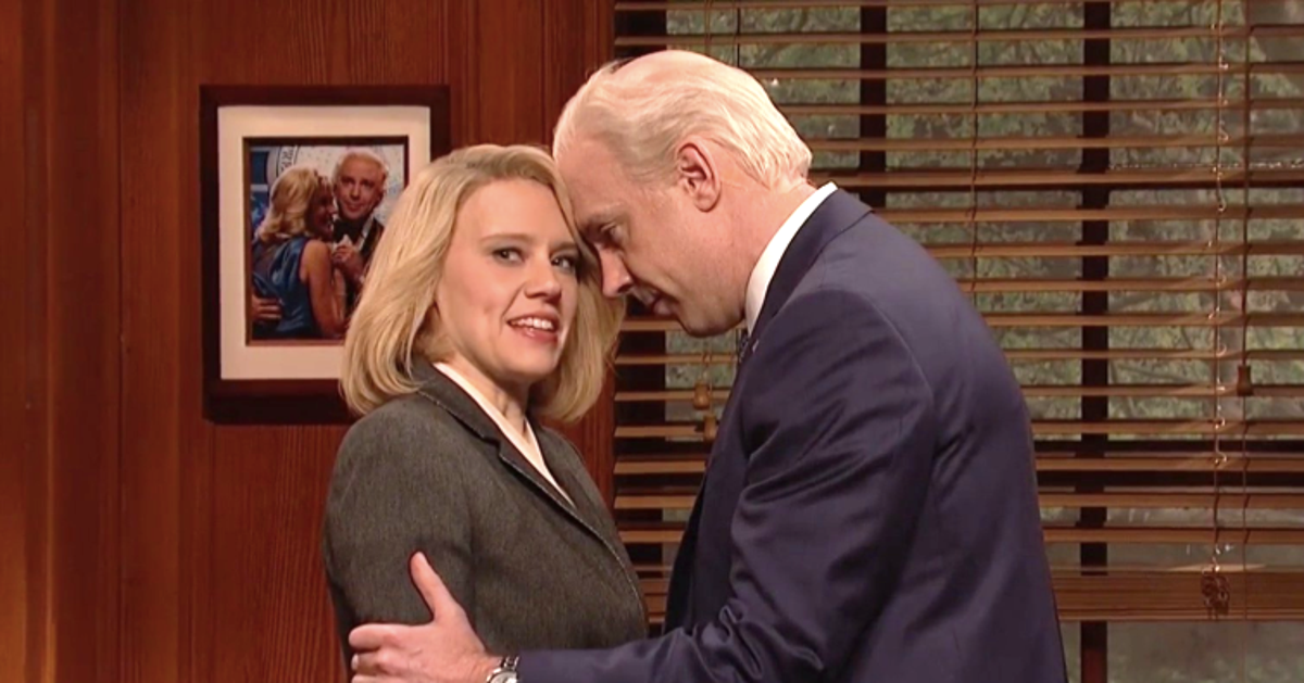 Jason Sudeikis Joe Biden Gets Smacked Down On Snl Over Grabby Hands Huffpost Canada