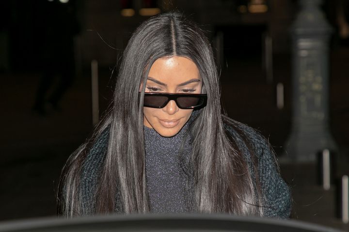 Kim Kardashian à Paris le 25 mars 2019.
