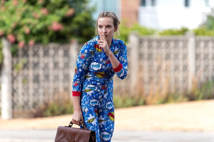 Jodie Comer as Villanelle in series two 