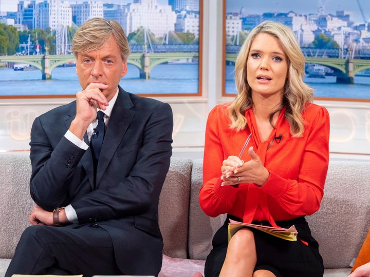 Richard Madeley and Charlotte Hawkins on Monday's Good Morning Britain