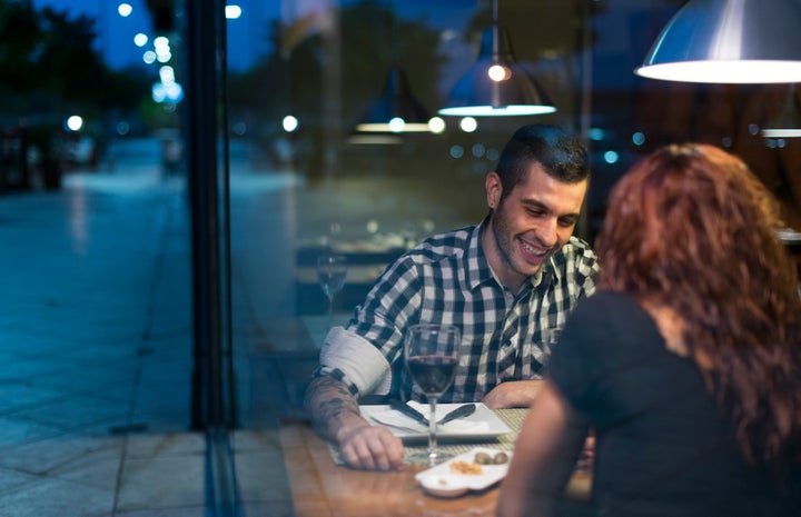 Online and offline dating aren't the easiest when you're legally blind.