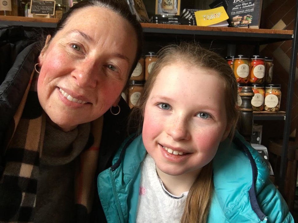 Jane Gibbon and her daughter Milly.