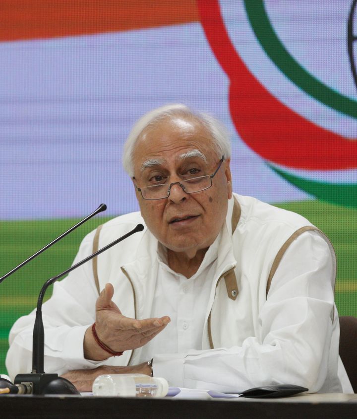 Former Law Minister Kapil Sibal in a file photo. 