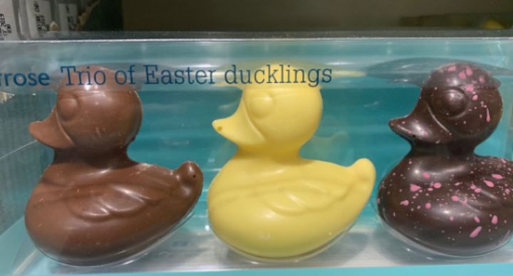 'Offensive' Waitrose chocolate Easter ducks.
