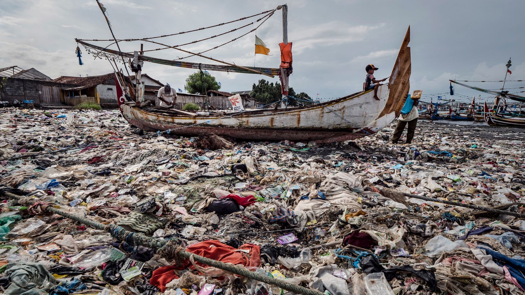 How A Picturesque Fishing Town Became Smothered In Trash