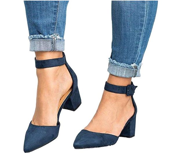 Trendy Comfortable Block Heels Knitted Sandals - Steppings