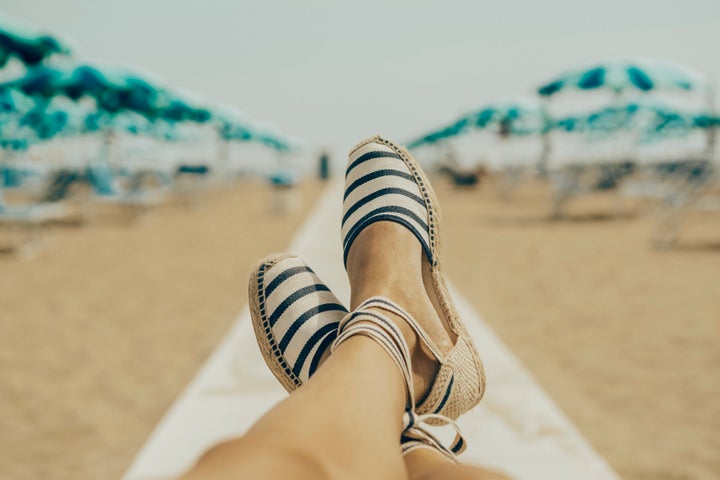 Closed toe slip on sandals on sale