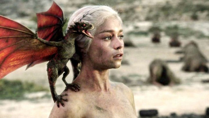 Clarke as Daenerys Targaryen on "Game of Thrones."