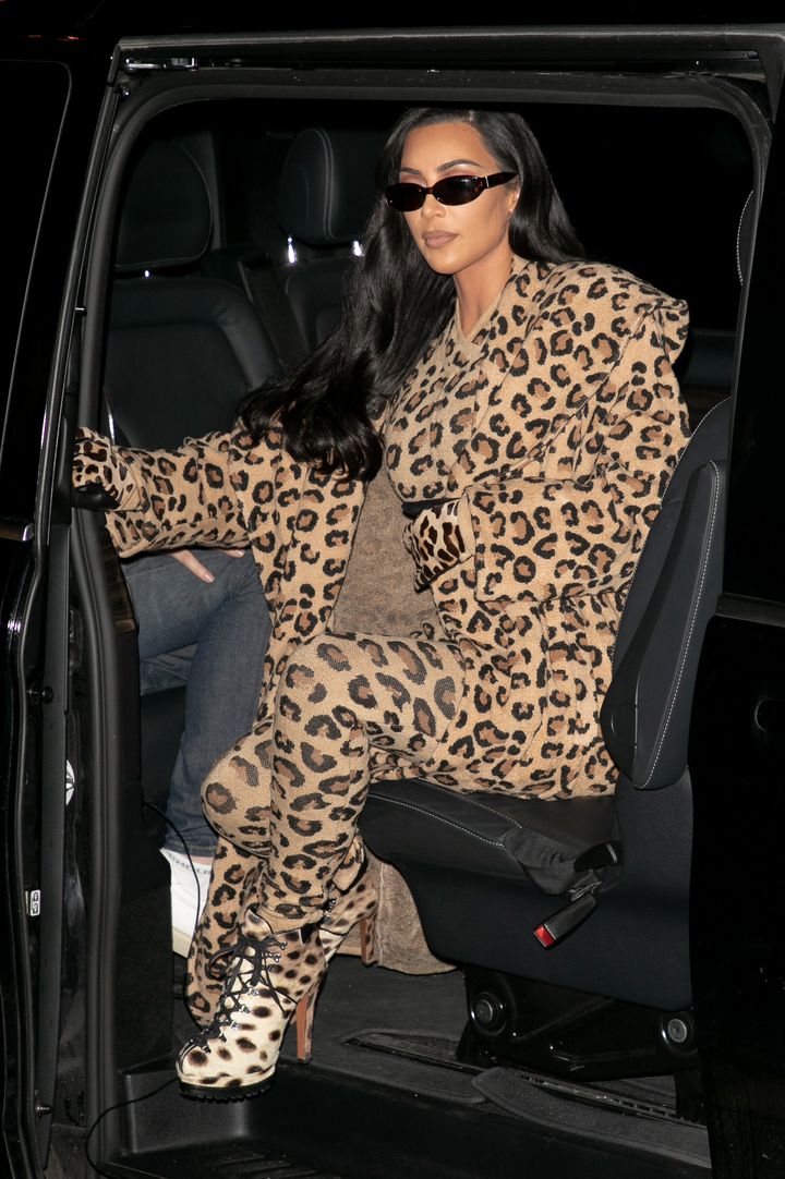 Kardashian is seen arriving at the Costes Hotel on March 5 in Paris.