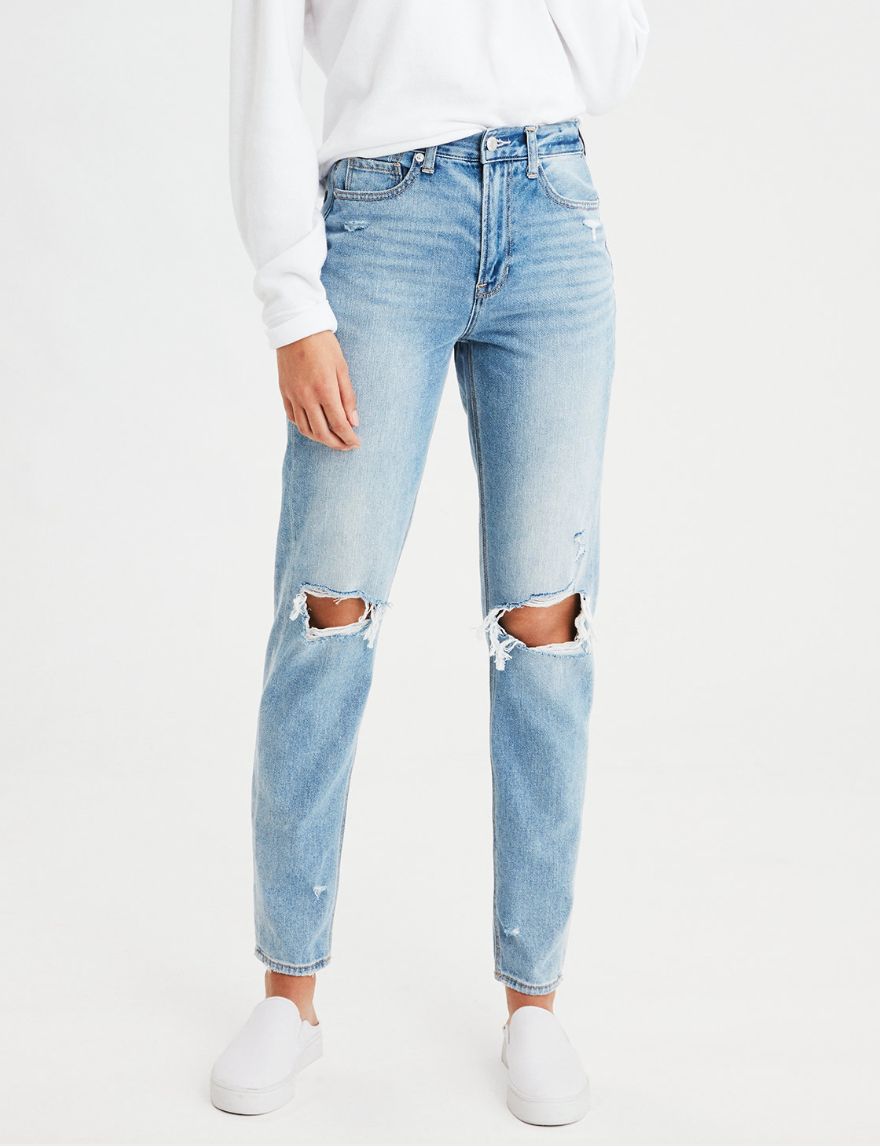 non ripped mom jeans