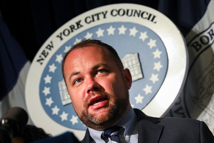 New York City Council Speaker Corey Johnson.