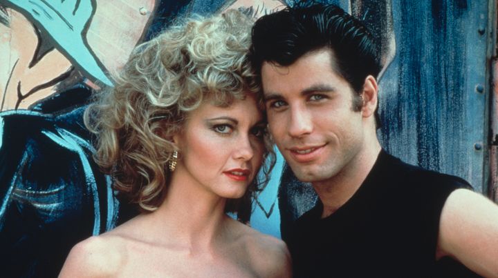 Olivia Newton-John and John Travolta as Sandy and Danny in the original film