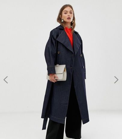 England Style Long Oversize Denim Trench Coat Women Windbreaker  Double-breasted Lady Duster Coat Cloak Spring Autumn Outerwear - Trench -  AliExpress