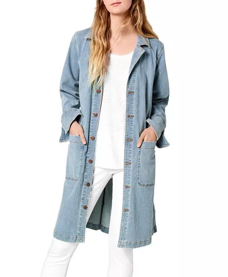 12 Denim Trench Coats And Dusters That'll Tie Together Any Outfit |  HuffPost Life