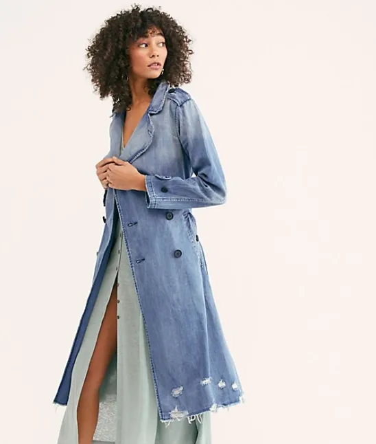Tag det op Imperialisme maksimum 12 Denim Trench Coats And Dusters That'll Tie Together Any Outfit |  HuffPost Life