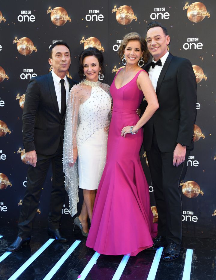 Darcey Bussell with Bruno Tonioli, Shirley Ballas and Craig Revel Horwood