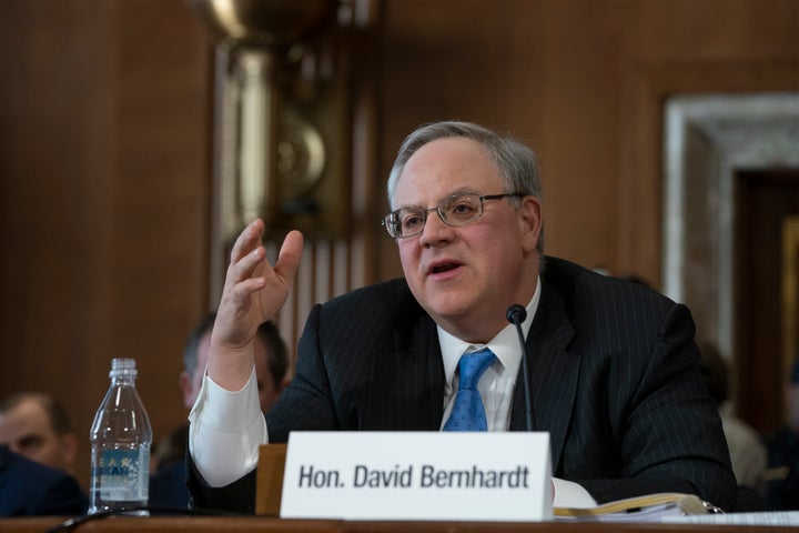 David Bernhardt, a former oil and gas lobbyist, has been confirmed by the Senate as the next secretary of the Interior Department.