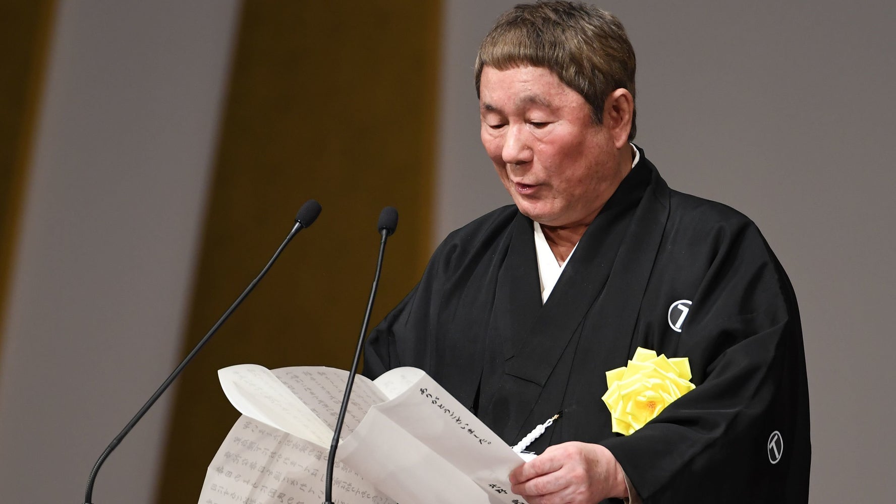 北野武 笑いと感謝込めた天皇皇后両陛下への祝辞全文 日本という国に生を受けたことを幸せに思います ハフポスト News