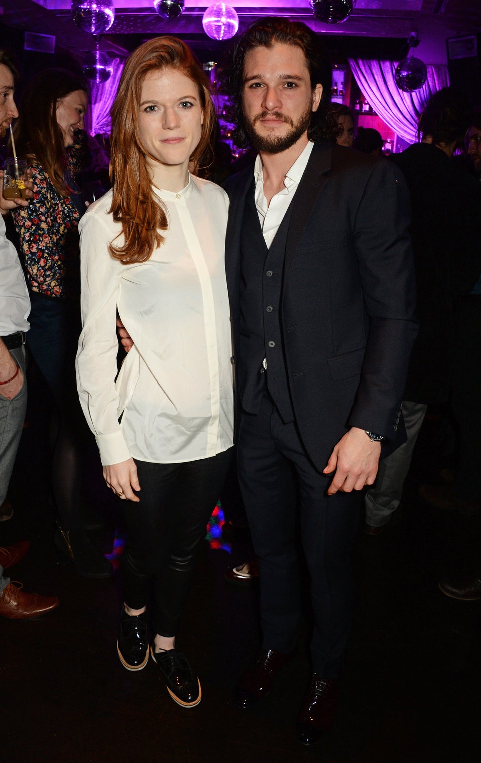 Kit Harington and Rose Leslie Wore Coordinating Couple's Suits for a Rare  Outing at Paris Fashion Week