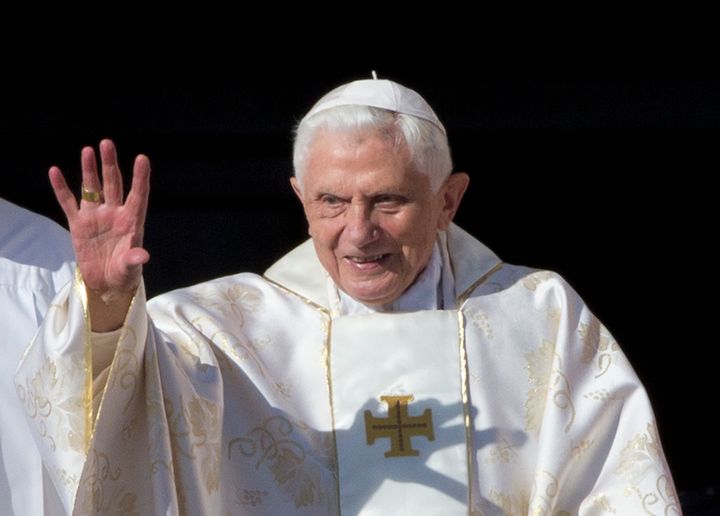 Former Pope Benedict.