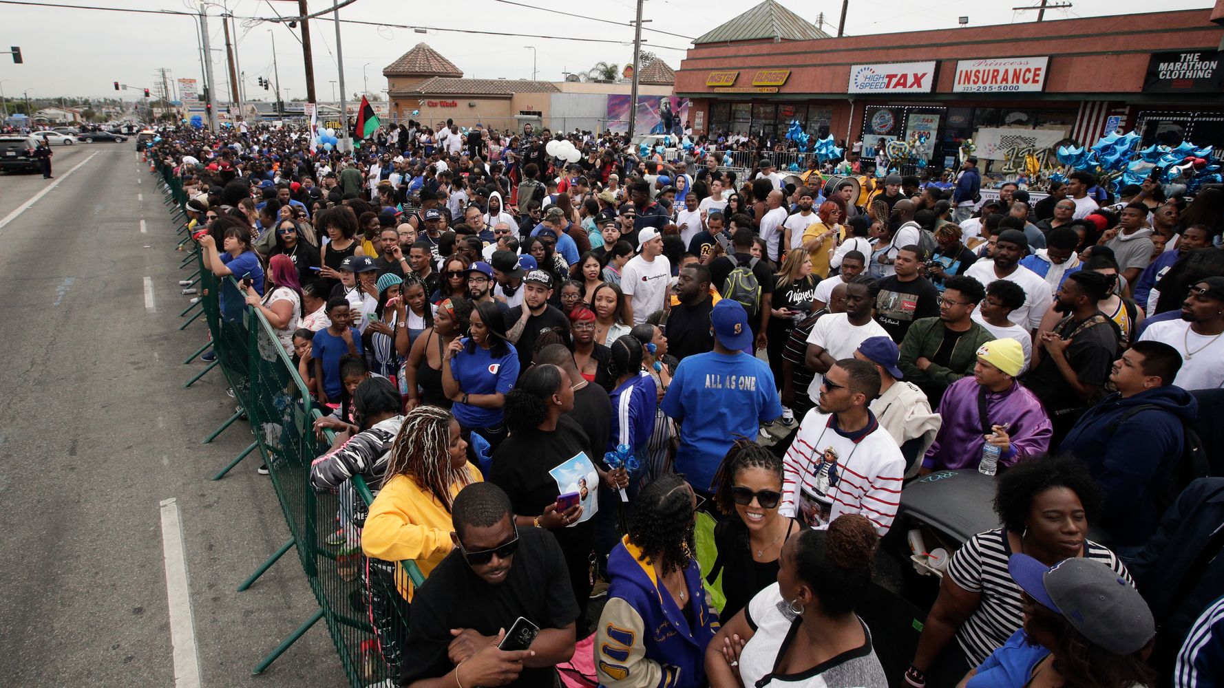 Rapper Nipsey Hussle, a hometown hero, immortalized at memorial