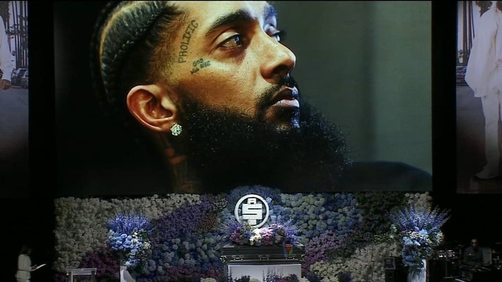 Nipsey Hussle, a hometown hero, immortalized at memorial